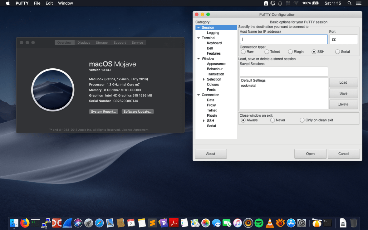 PuTTTY_for_Mac_Configuration_Mojave